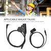 PTT Adapter with 90cm Cable Push to Talk Portable Headset