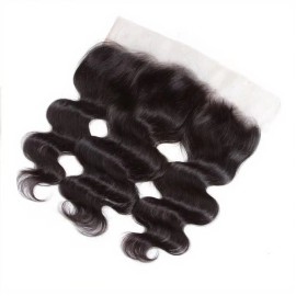 Body Wave Frontal 2x6 Human Hair Closure Frontal Lace Closure 2x6 hd Lace Closure Raw Hair with Bundles Human Haircolor: body wave, stretched length: 14inches, toupee size: 2x6
