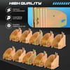 NATGAI 10 Pack E-Track Wood Beam Socket Fittings, Shelf Brackets