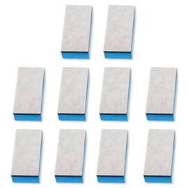 Car Wash Sponges, Applicator Sponges, Set of 10, Coating Applicating, EVA, Three-Layer Construction, Water Absorption, Quick Drying, Car Washing Supplies, For Cars, Bikes, Washing, Scratch-Resistant