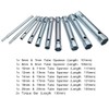 JNNJ 10Pcs Spark Plug Socket Wrench, Dual Ended Wrench Socket