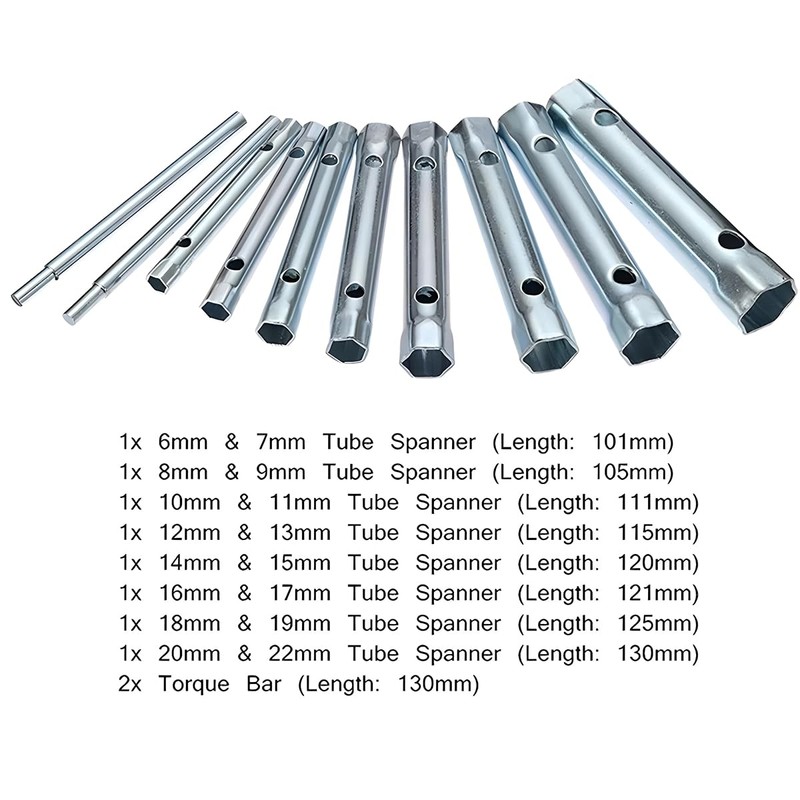 JNNJ 10Pcs Spark Plug Socket Wrench, Dual Ended Wrench Socket