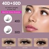 Ocean Pearl Lash Clusters 320PCS Lash Extension Kit 40D+50D DIY