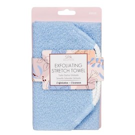 Cala Spa Solution - Juego de baño exfoliante y limpieza (azul bebé)