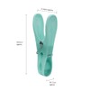 JVL Extra Strong Clothes Pegs, Pack of 36, Aqua (19-282)