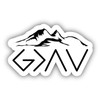 God is Greater Than The Highs and Lows Vinyl Sticker