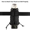 BASSDASH MOLLE Water Bottle Holder Pouch with Shoulder Strap Modular