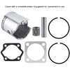 66cc 80cc Motorcycle Cylinder Piston Ring Gasket Kit for Skyhawk