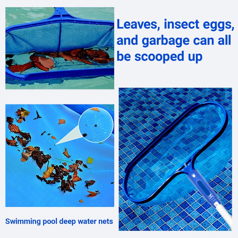 Kukigo Pool Skimmer Net,cm Swimming Pool Skimmer Net with Pole,Cleaning
