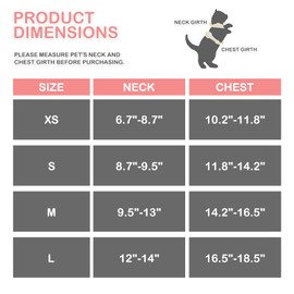 MoNiBloom Soft Cat Harness for Walking Escape Proof and Travel, Kitten Adjustable Breathable Vest Harness - Pink, S