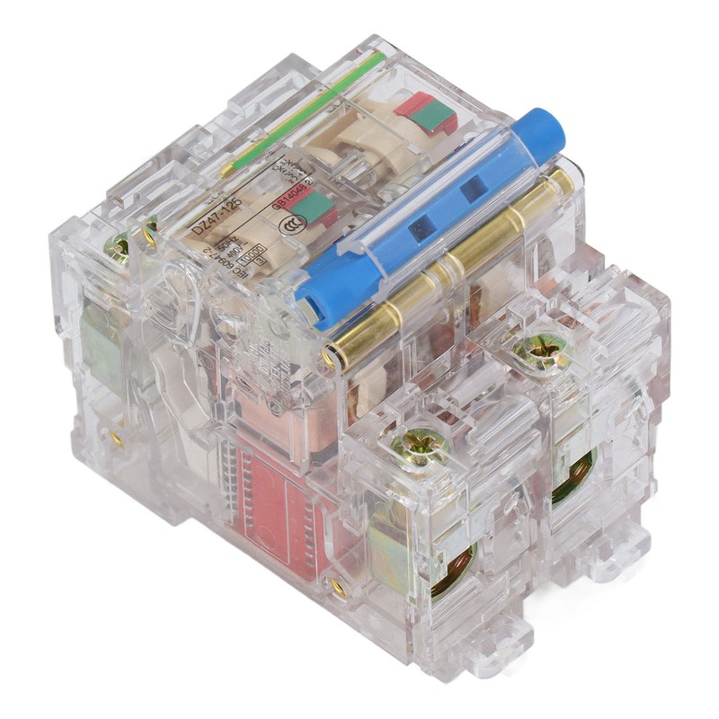 Transparent Circuit Breaker 2P High Sensitivity Easy Observation Circuit Breaker