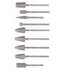 9pcs Pedicure Cone Barrel Ball Drill Bits for Cracked Skin