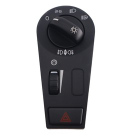 HiSport 20942844 - Interruptor de lámpara frontal compatible directamente con Volvo Trucks FH12, FM, VNL modelos 2004-2018, reemplaza 50-104-003, 20953569, 20466306, 20942844, 20466302