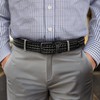 KEMISANT Men's Belt, Leather Belt, Braided Leisure Belt, Golf Belt,