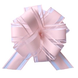 sxvblly 6 PCS Large Pull Bows 6 Inch Pastle Pink Bows for Gift Wrapping Wedding Basket Decorated Birthday Party Christmas Gift Boxes Flower Decorations