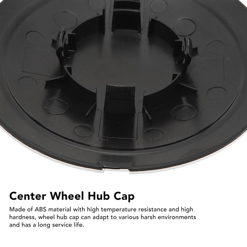 Center Wheel Hup Cap With Chrome Trim 68078419AC Heat Resistant