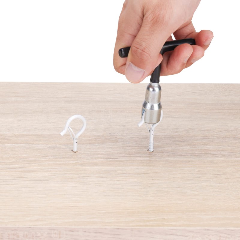 MOGADEE® Screw Hooks White, Hooks for Screwing 20 Pieces Ceiling