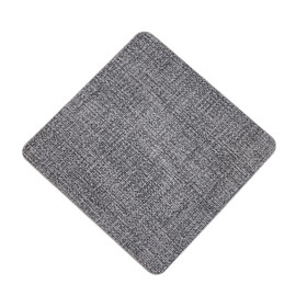 Anevous Set of 12 Square Coasters, 10 x 10 cm, Leather Coaster Drinks Coasters, Leather Look Coasters, Coaster Decoration for Drinks, Bar, Cups, Birthdays, Black