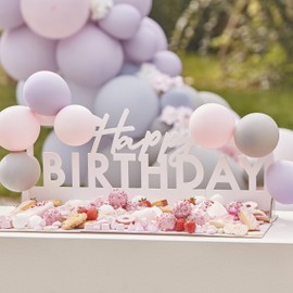 Ginger Ray 'Mix It Up' Happy Birthday Treat Stand-63cm x 56cm, Multi