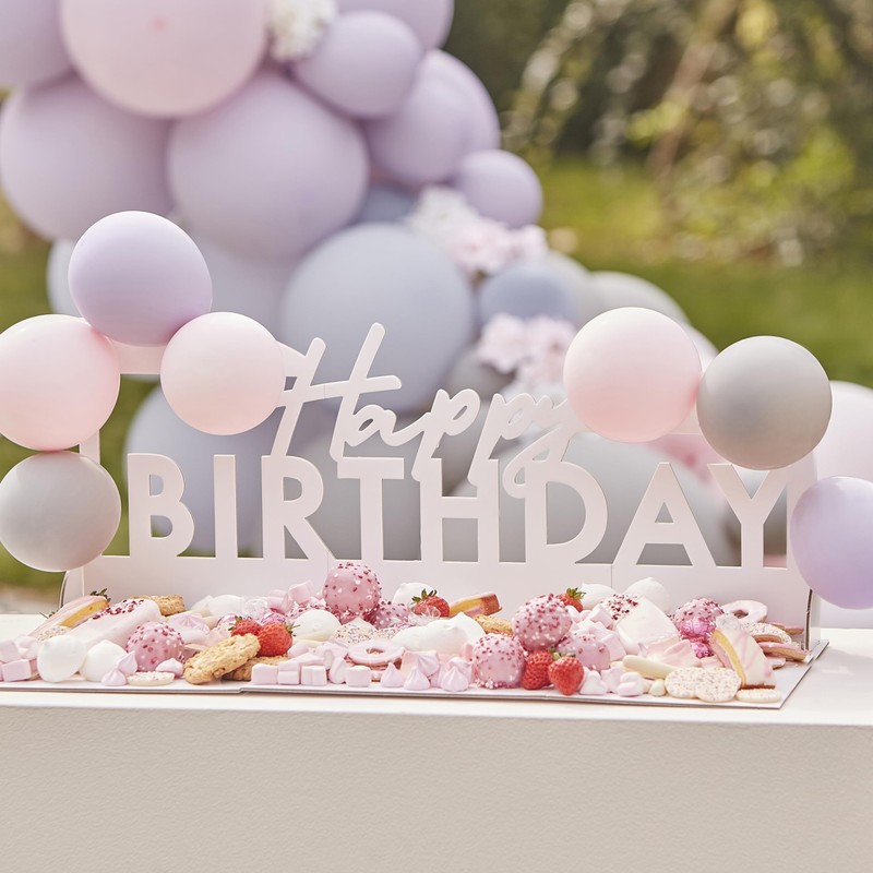 Ginger Ray 'Mix It Up' Happy Birthday Treat Stand-63cm x