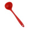 MOACC Silicone Ladle Spoon, Heat Resistant Soup Ladle Scoop with Solid Coating Handle