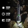 Coast GX40R 3000 Lumen Waterproof Rechargeable LED Flashlight
