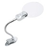 Magnifying Glass Clamp LED Light Gooseneck Desk Lamp Clamp for