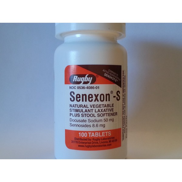 Senexon-s Natural Vegetable Laxative Plus Stool Softner (100 tablets)