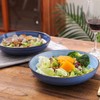 Selamica Porcelain 26 Ounce Salad Pasta Bowls, 8 inch Wide