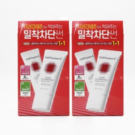 Cellfusion C Laser UV Sunscreen 35ml x 4 SPF50+ / Daily hypoallergenic derma sunscreen / 셀퓨전씨 레이저 UV 썬 스크린 35ml x4개 SPF50+ / 데일리 저자극 더마 선크림