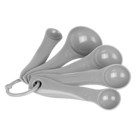 5-Piece Measuring Spoons Stackable Measuring Spoon Set Classic Plastic Measuring Spoons Scoop Set Measuring Spoon for Measuring Dry and Liquid Ingredients