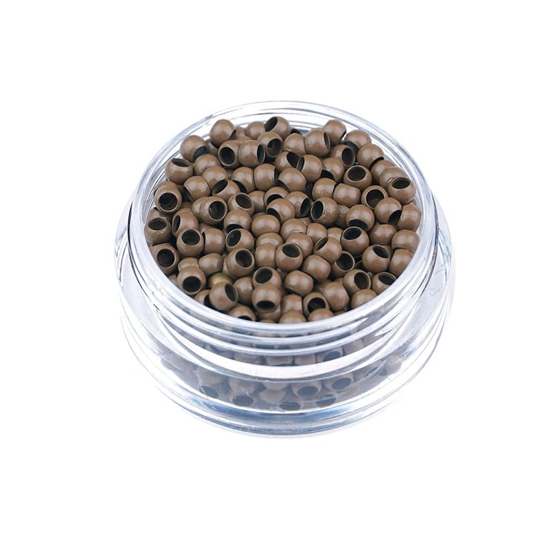 Kullke Nano Rings Micro Beads (1000PCS, 8 Dark Blond)