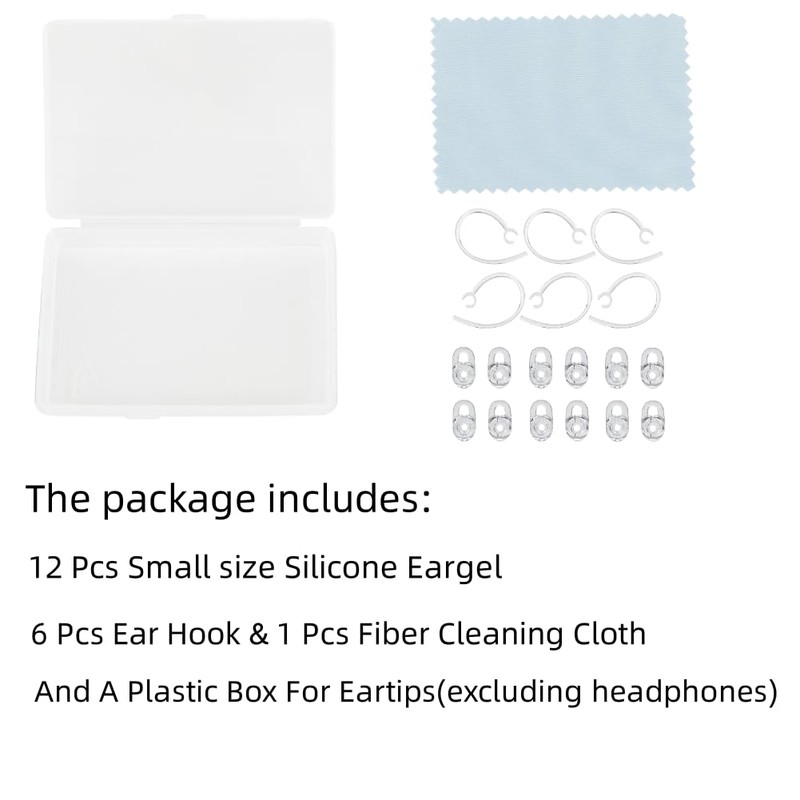 SNHTLS Earbud Tips Compatible with Plantronics M155 Silicone Ear Tips