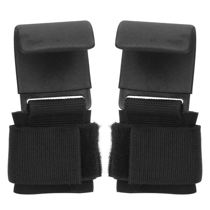 2pcs Fitness Weight Lifting Hook NonSlip PullUps Power Lifting Grips