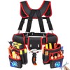 Tool Belt With Suspenders, Heavy Duty Magnetic Tool Belts for