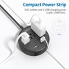 NTONPOWER 2 Prong Power Strip, 1875W 2 Prong to 3
