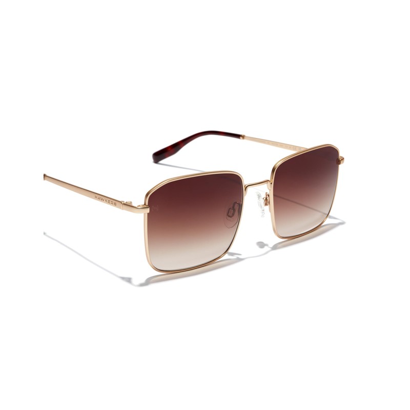 HAWKERS IRIS Sunglasses for Men and Women, Light Gold Earth