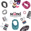 scünci Scunci Plastic Side Hair Combs, Black, Clear, and Tortoise
