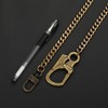 Ahiller Sturdy Wallet Chain, [Double Lock Carabiner, Stainless Steel Chain],