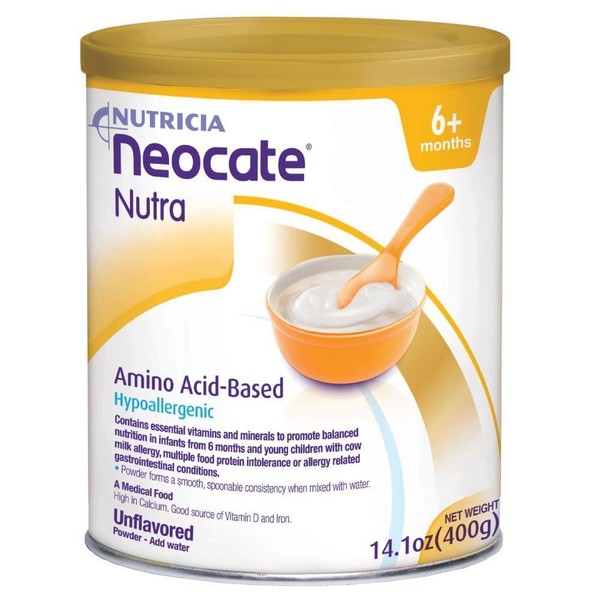 Neocate Nutra - Amino Acid-Based Hypoallergenic Solid Food - 14.1 Oz Can (Pack of 1)