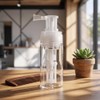 NUOBESTY Botella Aplicadora de Polvo Seco 110ml, Envase Plástico Transparente