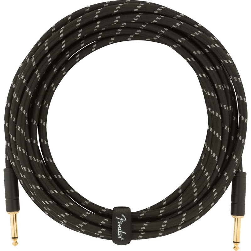 Fender Cable de instrumentos de la serie Deluxe, recto/recto, tweed