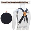 WELKINLAND 2Inch-Wide Full Elastic Suspenders, Heavy Duty Men's Work Suspenders