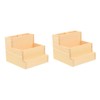 Baluue 2pcs Nail Tool Storage Box Double Pencil Holder for