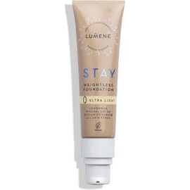 Lumene Vegan Long Wear Light Foundation STAY Longwear Weightless Foundation 0 Altler Light All Skin SPF 30-30ml "0 Ultra Light" - All Skin Types - 30ml - SPF30 - Vegan