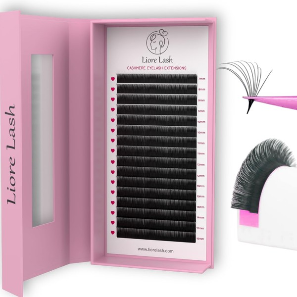 LIORE LASH Cashmere Volume Eyelash Extensions C D L M