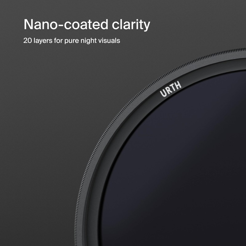 Urth 58mm Neutral Night Lens Filter (Plus+) — 20-Layer Nano-Coated