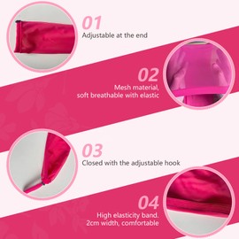 Hair Weave Sleeve for Locs, Long Hairweave Sleeve For Locs With Drawstring, Lightweight & Stretchable, Extra-Wide For Comprehensive Coverage, Wig Sleeve Cap for Crochet locs Bun dreadlock (Black)