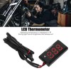 LCD Motorcycle Thermometer Ultra Thin Waterproof Water Temp Meter with