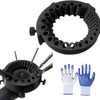 Shengsenfu Black Drill Bit Sharpener, Handheld Drill Bit Sharpener for